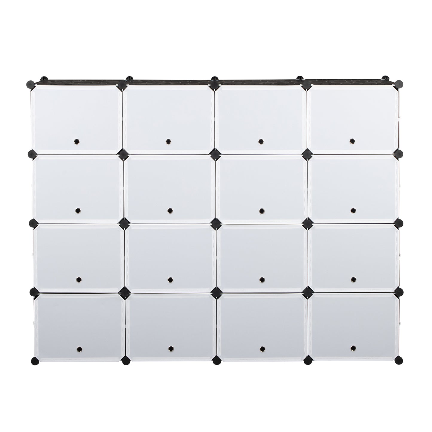 8-Tier Portable 64 Pair Shoe Rack Organizer 32 Grids Tower Shelf Storage Cabinet Stand Expandable for Heels, Boots, Slippers, Black