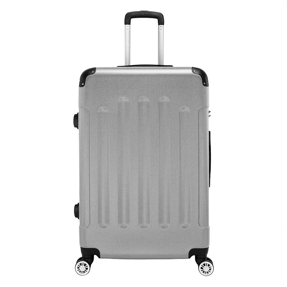 3-in-1 Portable ABS Trolley Case 20" / 24" / 28" Gray