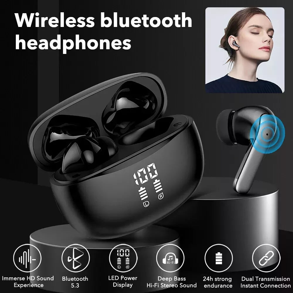 TWS Wireless Earbuds Bluetooth 5.3 Earphones 4th GEN For Android & All iPhones