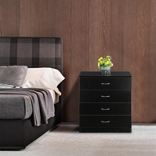 Modern Simple 4-Drawer Dresser White
