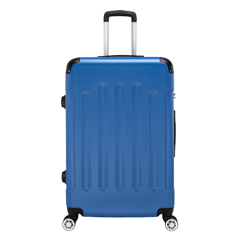 3-in-1 Portable ABS Trolley Case 20" / 24" / 28" Dark Blue