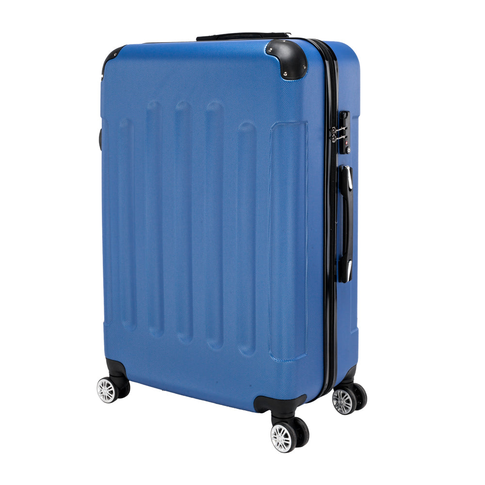 3-in-1 Portable ABS Trolley Case 20" / 24" / 28" Dark Blue