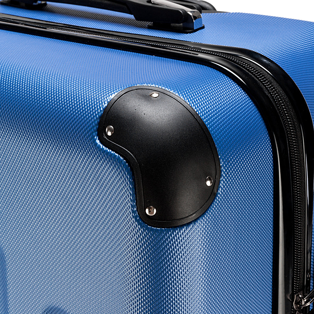 3-in-1 Portable ABS Trolley Case 20" / 24" / 28" Dark Blue