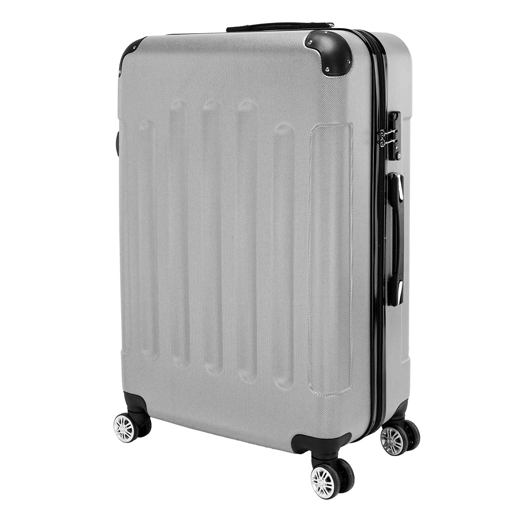 3-in-1 Portable ABS Trolley Case 20" / 24" / 28" Gray