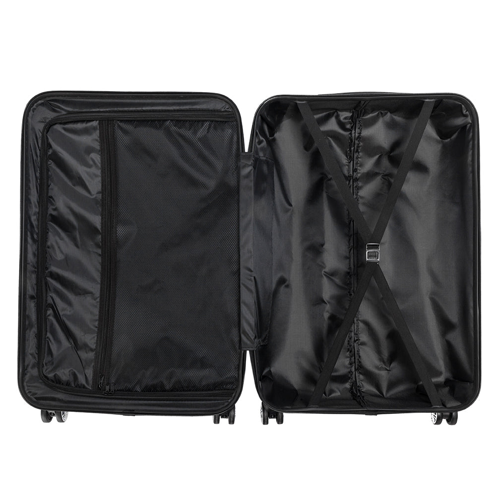 3-in-1 Portable ABS Trolley Case 20" / 24" / 28" Gray
