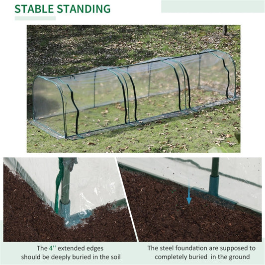 Mini Greenhouse-PVC ( Amazon Shipping)（Prohibited by WalMart）