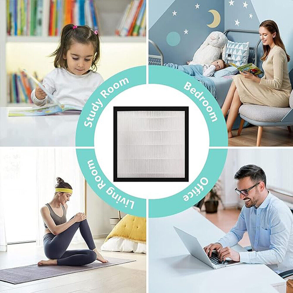 VEWIOR A3 Air Purifier Replacement Filter（2 Pack）(Ships from FBA warehouse, disabled by Amazon)