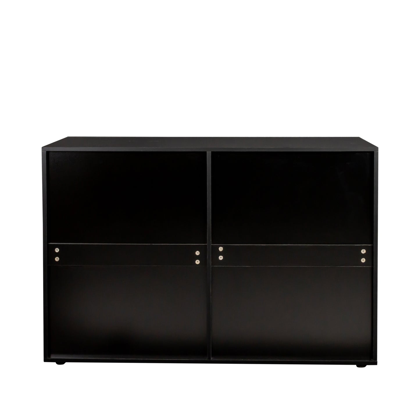 8 Drawer Double Dresser for Bedroom, Wide Storage Cabinet for Living Room Home Entryway, Black