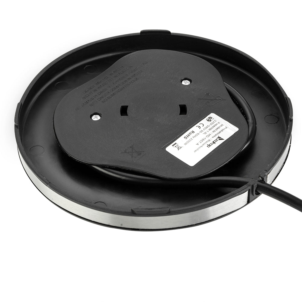 ZOKOP HD-1857-A 110V 1200W 1.8L Electric Glass Kettle US Plug