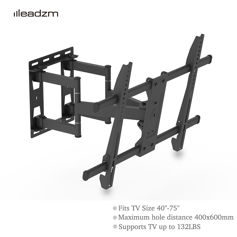 TMDS-106 40-75" Flat Tilting TV Wall Mount with Spirit Level