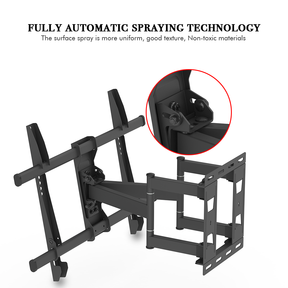 TMDS-106 40-75" Flat Tilting TV Wall Mount with Spirit Level
