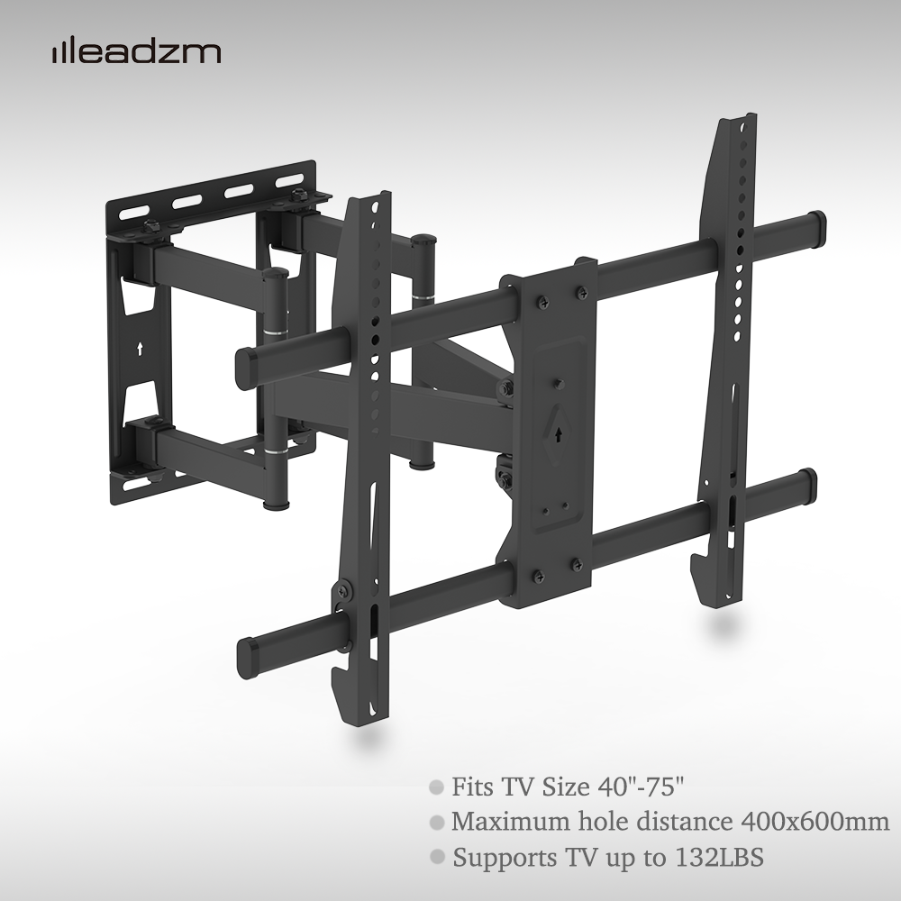TMDS-106 40-75" Flat Tilting TV Wall Mount with Spirit Level