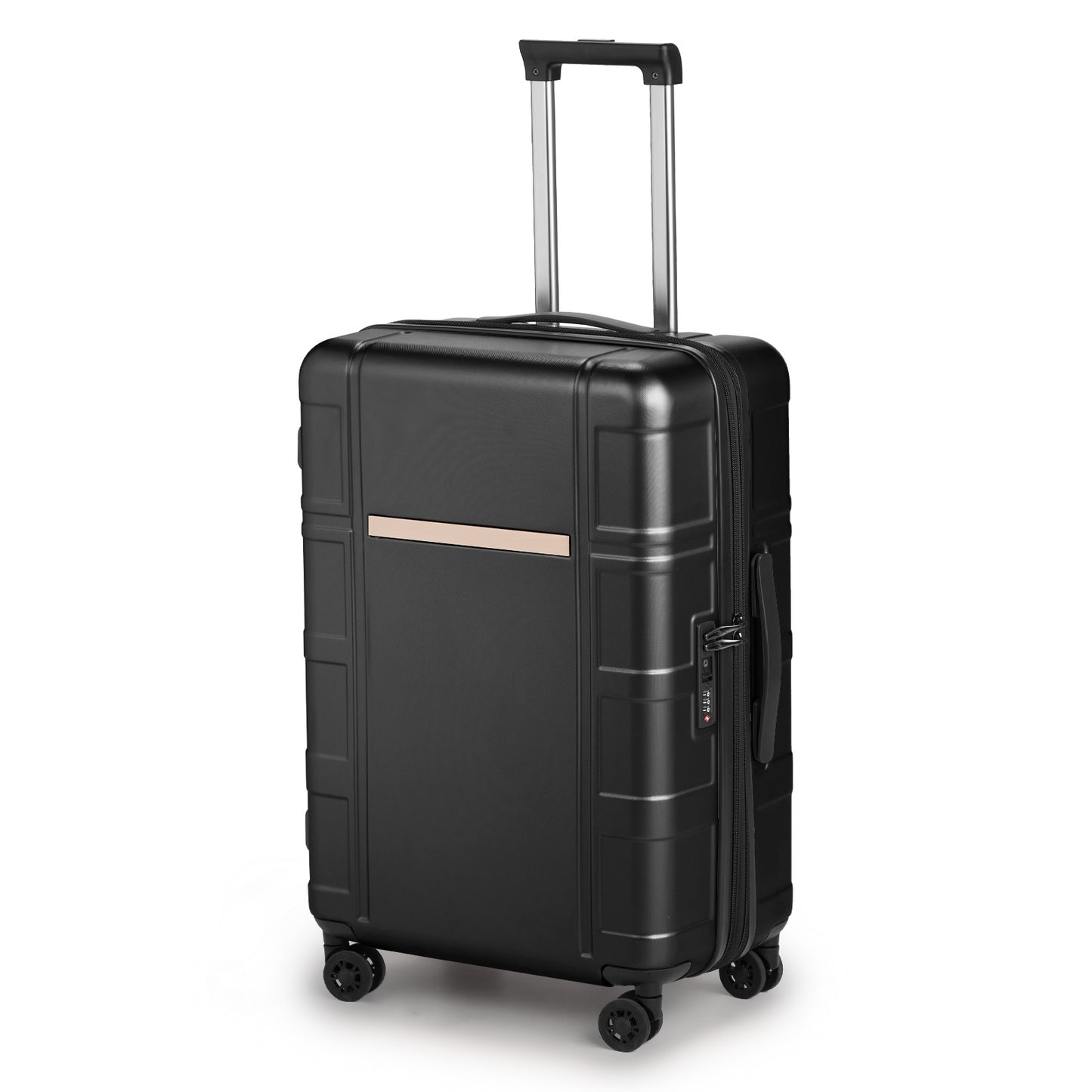 Luggage 24" Suitcase PC+ABS with TSA Lock Expandable Spinner Carry on Hardshell Lightweight