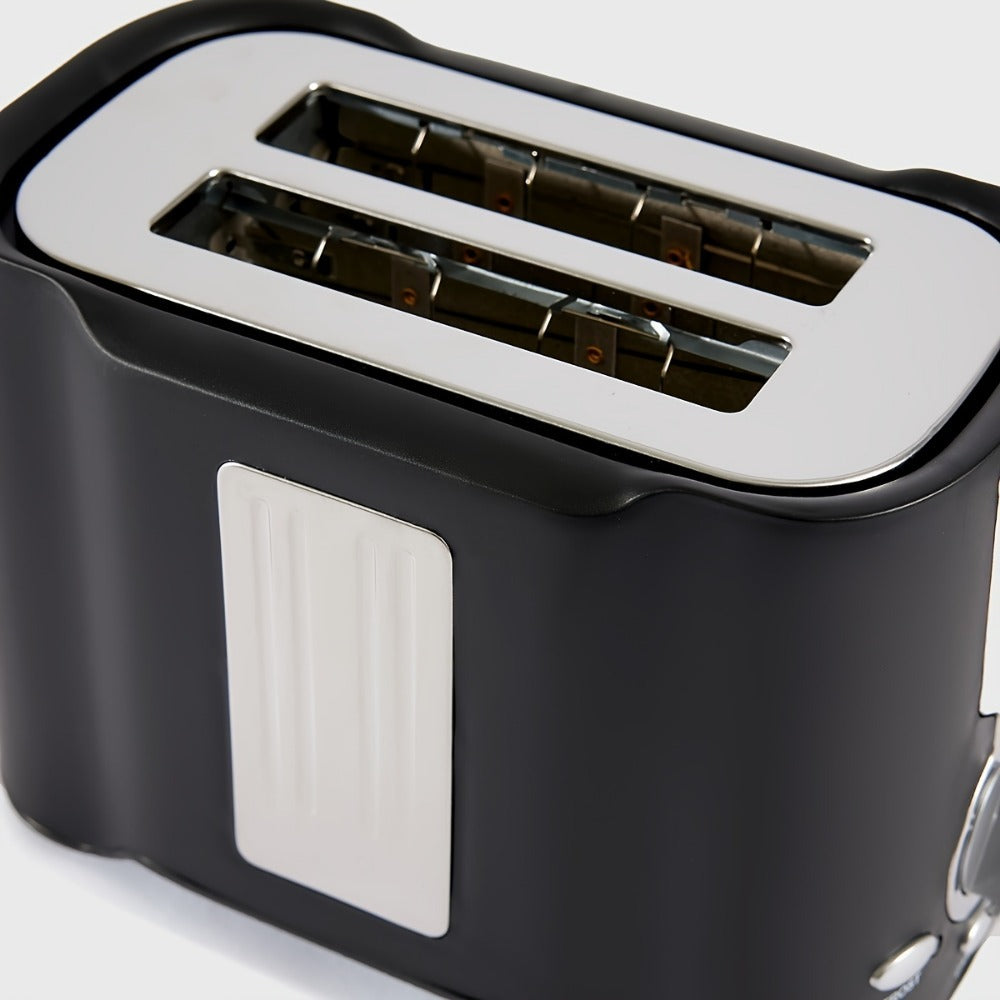 2 Slice Toaster, Quick & Even Results Every Time, Wide Slots Fit Any Size Bread Drop-Down Crumb Tray for Easy Clean Up, Stainless Steel