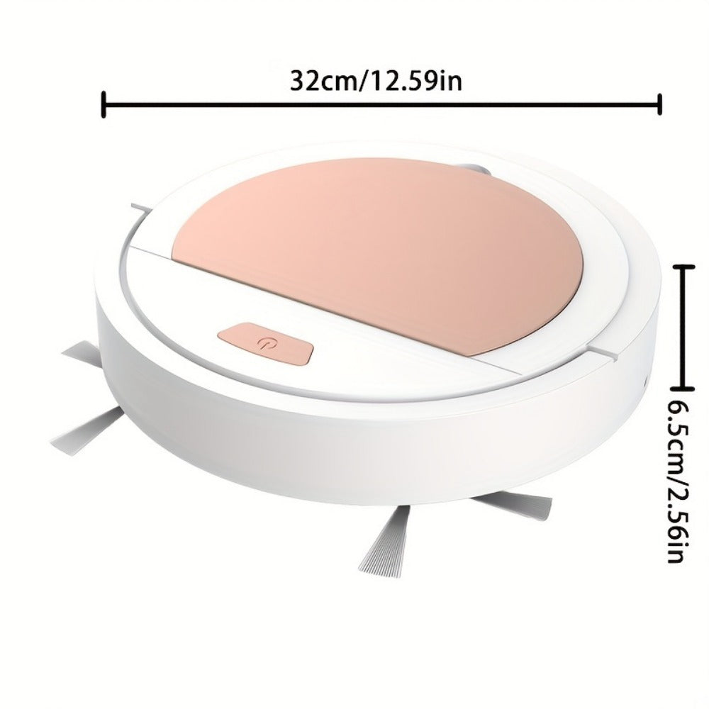 Intelligent sweeping robot suction drag integrated, rotating sweeping clean no dead Angle, large capacity endurance low noise, thin body intelligent sweeping machine(Random color delivery)