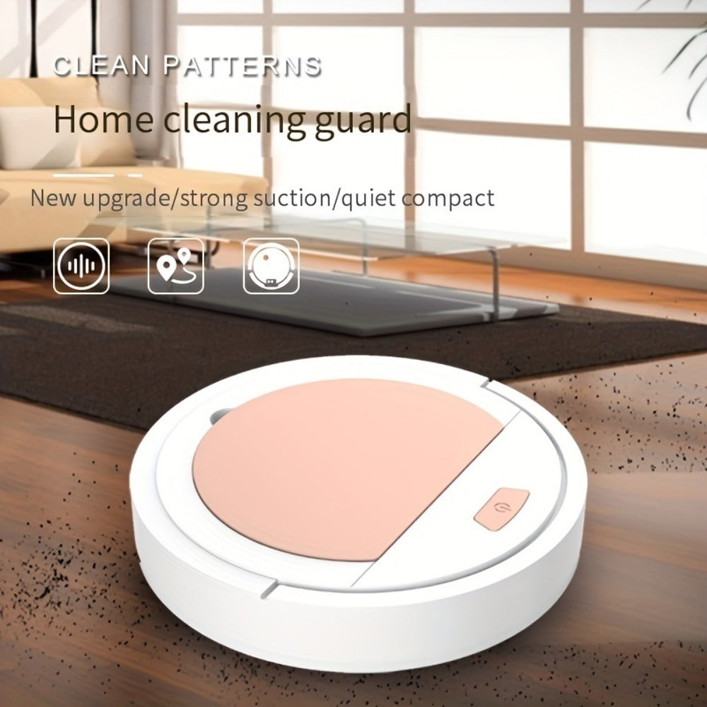 Intelligent sweeping robot suction drag integrated, rotating sweeping clean no dead Angle, large capacity endurance low noise, thin body intelligent sweeping machine(Random color delivery)
