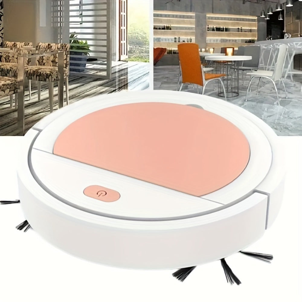 Intelligent sweeping robot suction drag integrated, rotating sweeping clean no dead Angle, large capacity endurance low noise, thin body intelligent sweeping machine(Random color delivery)