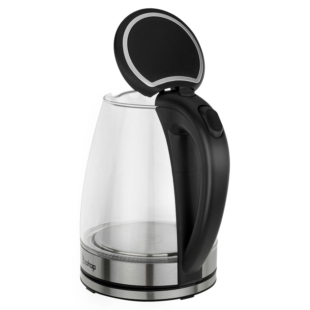 HD-1857-A 220V 2000W 1.8L Electric Glass Kettle UK Plug
