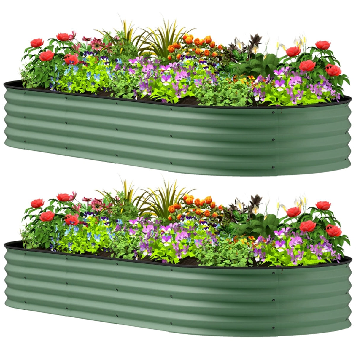 Garden Bed、 Galvanized Planter