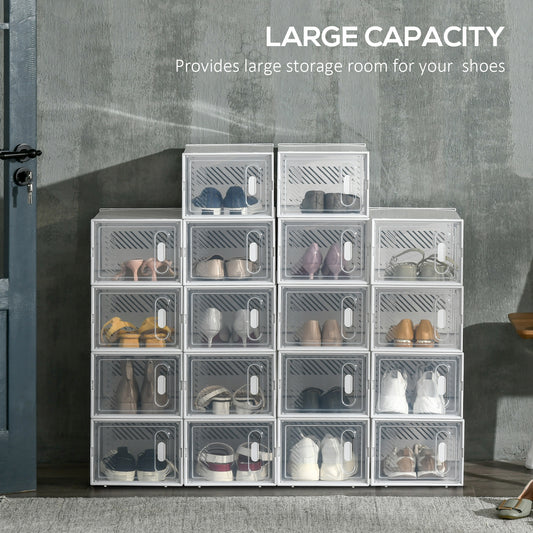 18 Boxes Shoe Storage Cabinet