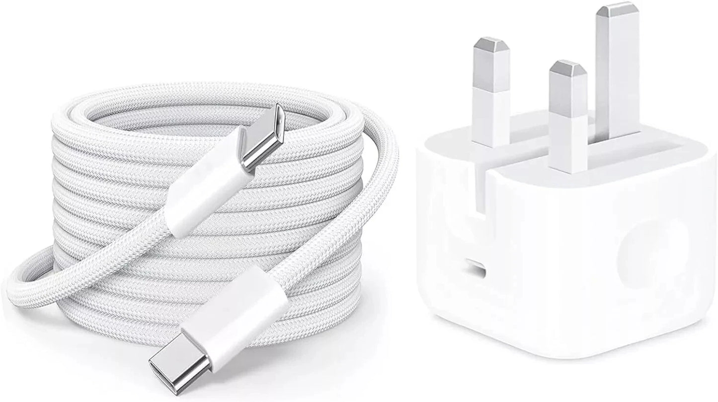 For iPhone 16, 16 pro, 15 , 15 Pro Max  Fast Charging Cable PD Plug  Adapter