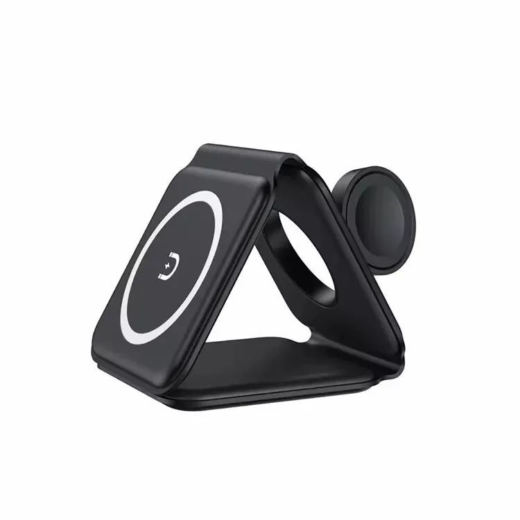 3 in 1 Wireless Charging Station For iPhone Air Pods And  iWatch Travel Charger