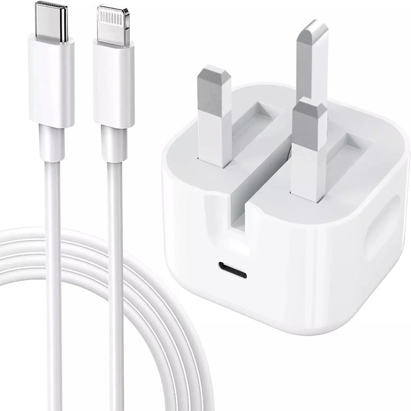 For iPhone 14, 13, 12, 11, X  Pro Max Fast Charging Cable USB-C PD Plug Charger