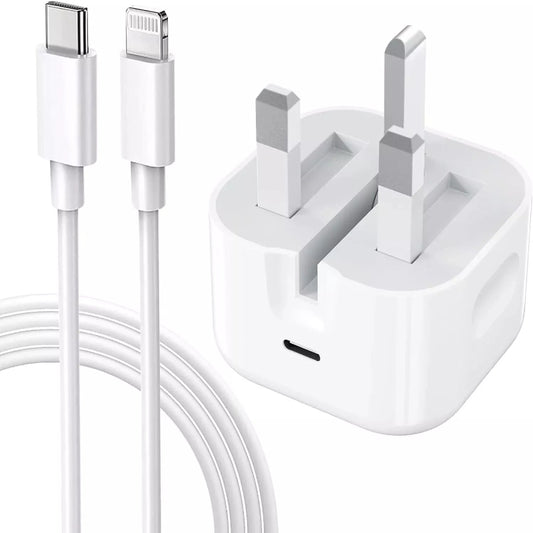 For iPhone 14, 13, 12, 11, X  Pro Max Fast Charging Cable USB-C PD Plug Charger