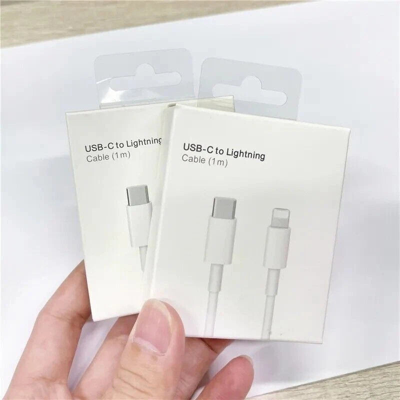 For iPhone 14, 13, 12, 11, X  Pro Max Fast Charging Cable USB-C PD Plug Charger