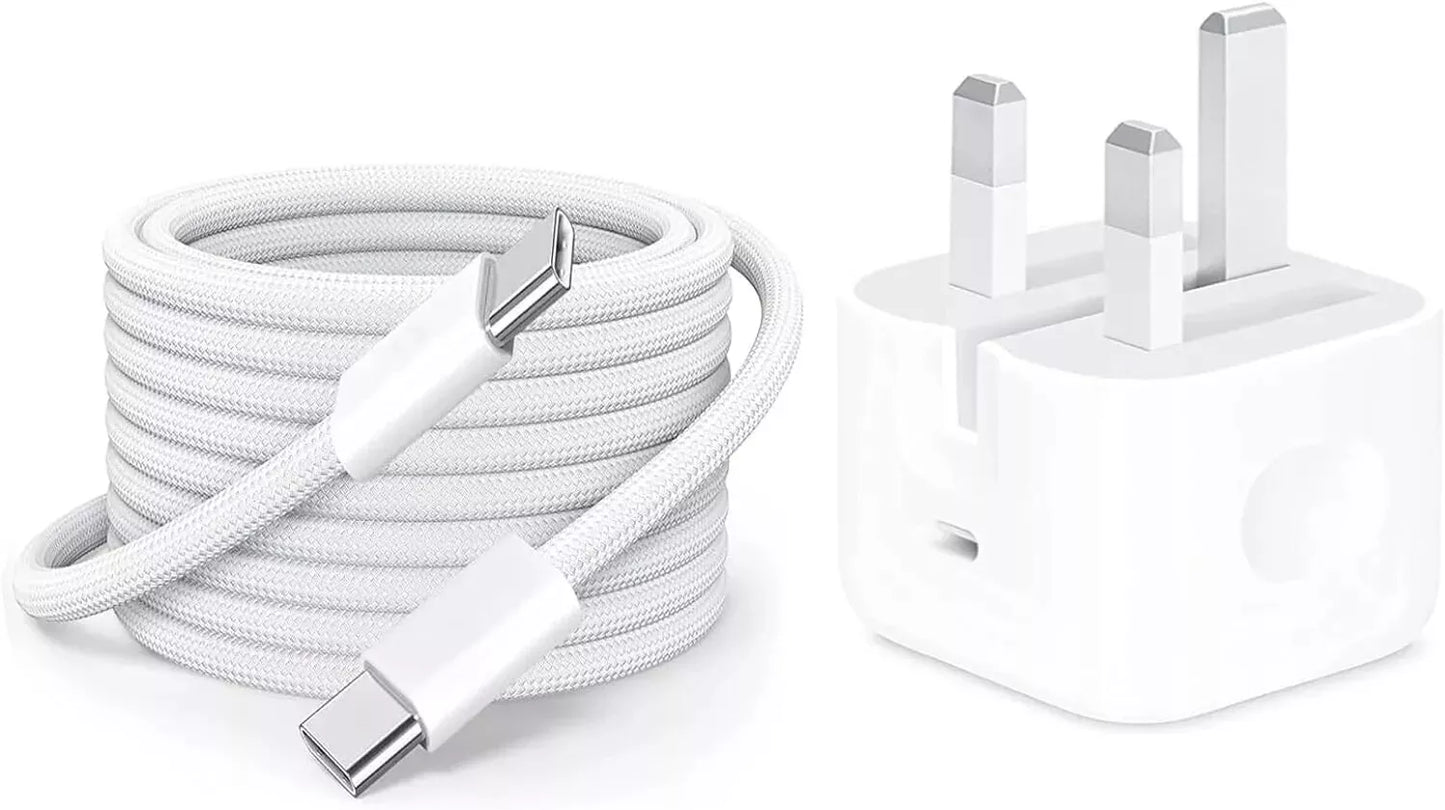 For iPhone 16, 16 pro, 15 , 15 Pro Max  Fast Charging Cable PD Plug  Adapter