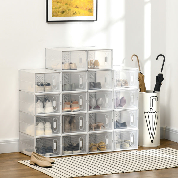 18 Boxes Shoe Storage Cabinet