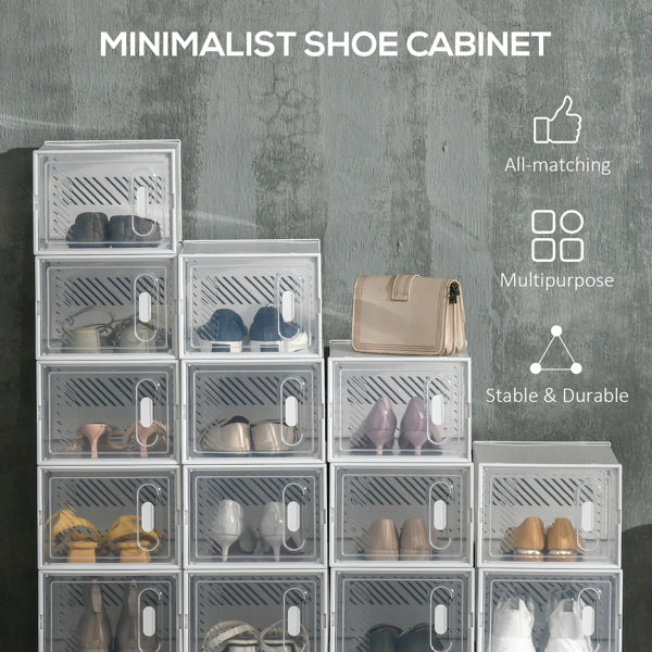 18 Boxes Shoe Storage Cabinet